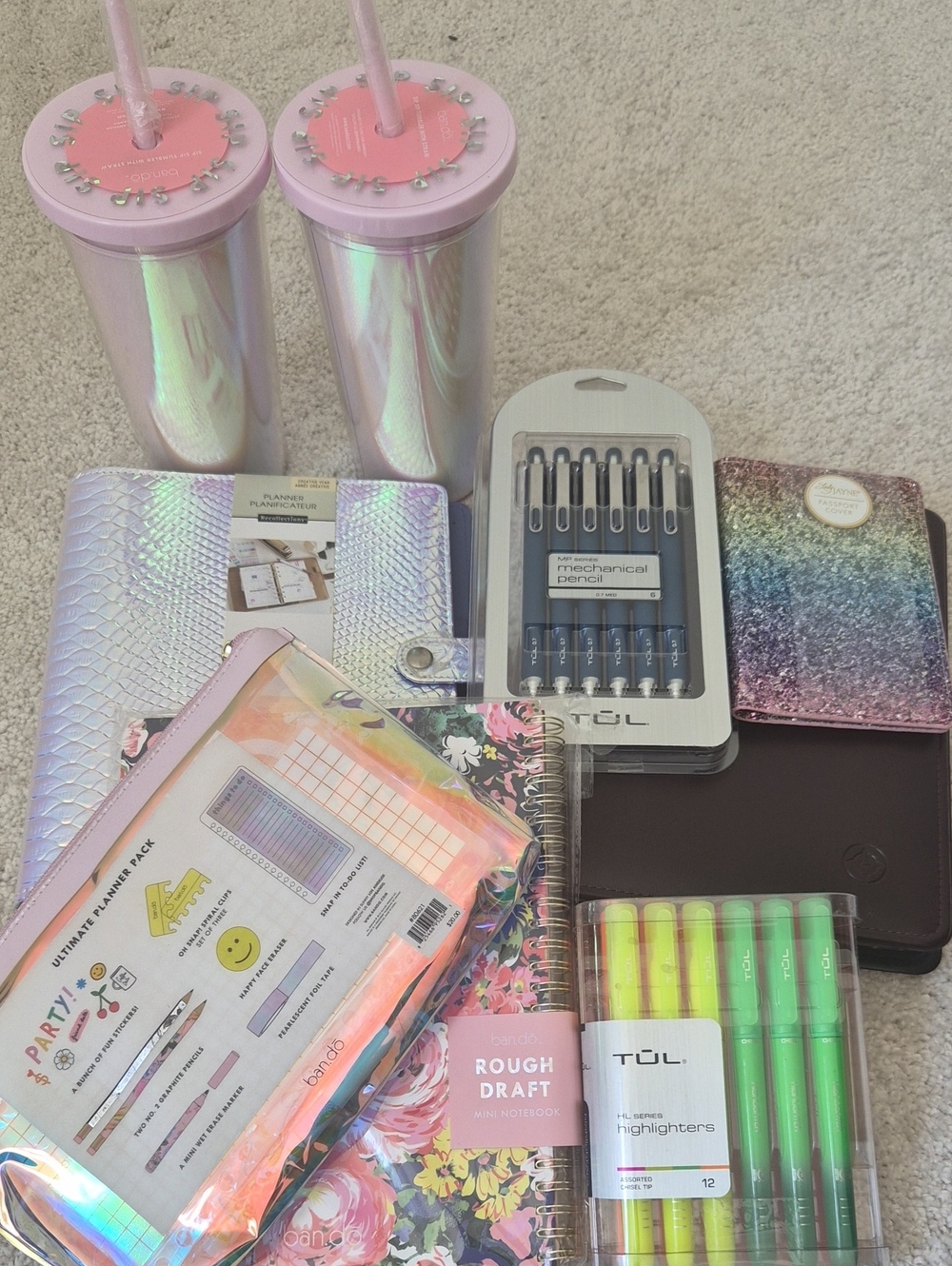 Planners and Accessories.